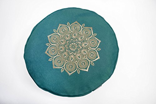 Om Vita Cuscino Zafu per meditazione imbottitura