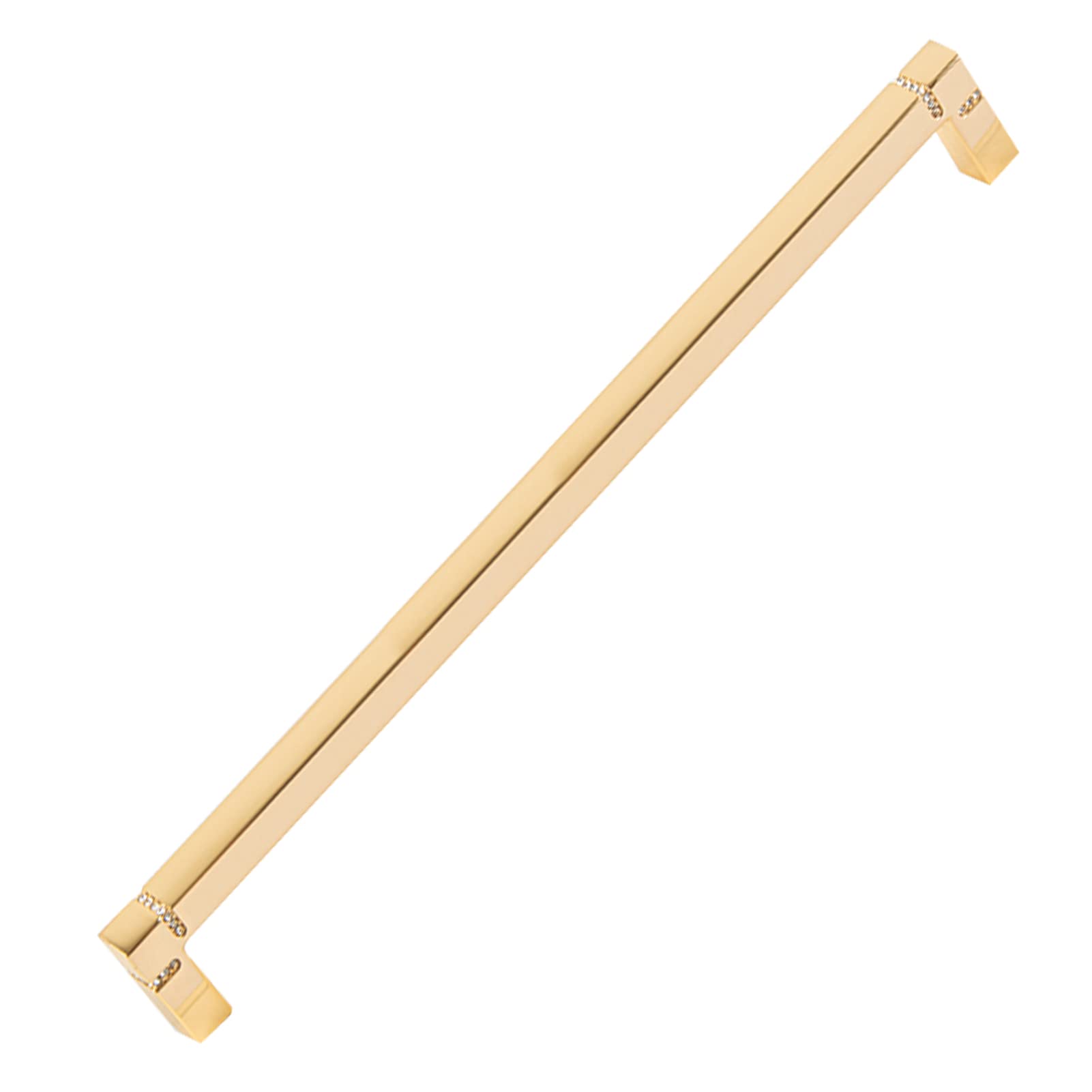 Niusabou D Single Hole Handle, Zinc Cabinet Handle Inlai Crystal Rhinestones Bow Pull Multiple Sizes(Hole Istance 192Mm)