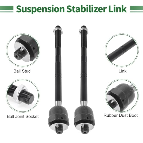 X AUTOHAUX 6 Pcs Front Suspension Kit Inner Outer Tie Rod Ends with Tie Rod Boots for Ford F-150 2004-2008 4WD No.EV463/ES3691 by X AUTOHAUX - Image 5