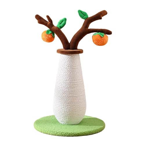 Grattoir à chat en forme de kaki : petit arbre à chat décoratif pour chaton - 2
