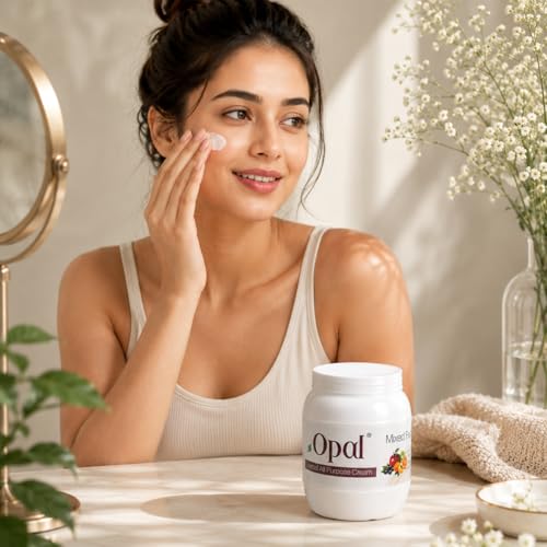 Image of OPAL Mixed Fruit Herbal All Purpose Cream for Deep Nourishing & Refreshing Moisturizing Cream - Hydrating & Revitalizing Skin Care Cream All Skin Types - 800gm