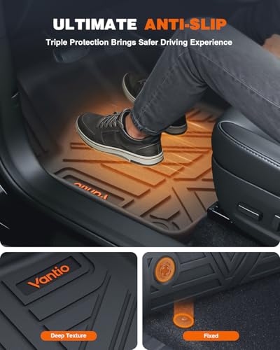 Image of Floor Mats for 2018-2024 Chevy Equinox (Not for EV) / GMC Terrain | All-Weather TPE Custom Fit Floor Liners Cargo Liner Car Accessories