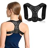 【CONCEPTION ERGONOMIQUE】Correcteur de posture Sa forme structurée suit la ligne naturelle de la colonne vertébrale et se termine au niveau des omoplates, garantissant un maintien stable sans restreindre la liberté de mouvement. Idéal pour le quotidien ou le télétravail.