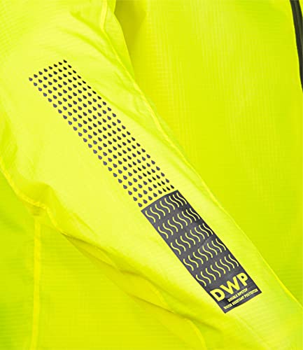 Image of Rynox H2GO rain liner over armored riding jacket (4XL,Please read guidelines for sizing in description)