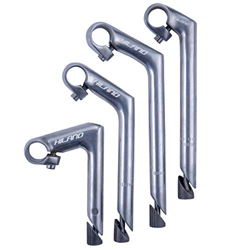 Hiland Bicycle Quill Stem Threaded Handlebar Headset Stems 8018 Silver
