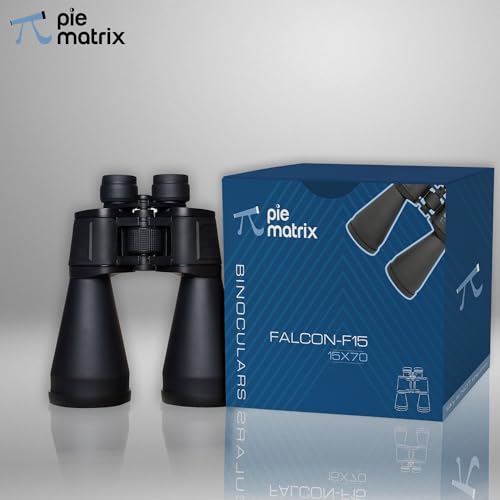 Pie Matrix Falcon F15 (15X70) Real Binoculars Traditional fold-Down Eyecups, Lightweight Polycarbonate and Aluminum Chassis Built-in 6 41tWf3qZBTL