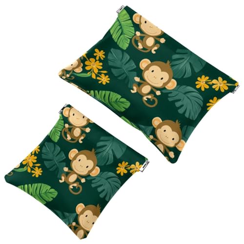 Trousse da tascabile impermeabile senza cerniera con chiusura automatica per ragazze mini borsa per simpatica faccia di gattino e cucciolo con occhiali Multicolore 06 donna pelle