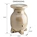 KoolScapes 55-Gallon Rain Barrel – Outdoor Water Storage & Rainwater Collection, Recycled Plastic, Brass Spigot, Stone-Look Design for Sustainable Garden & Lawn Watering – Beige