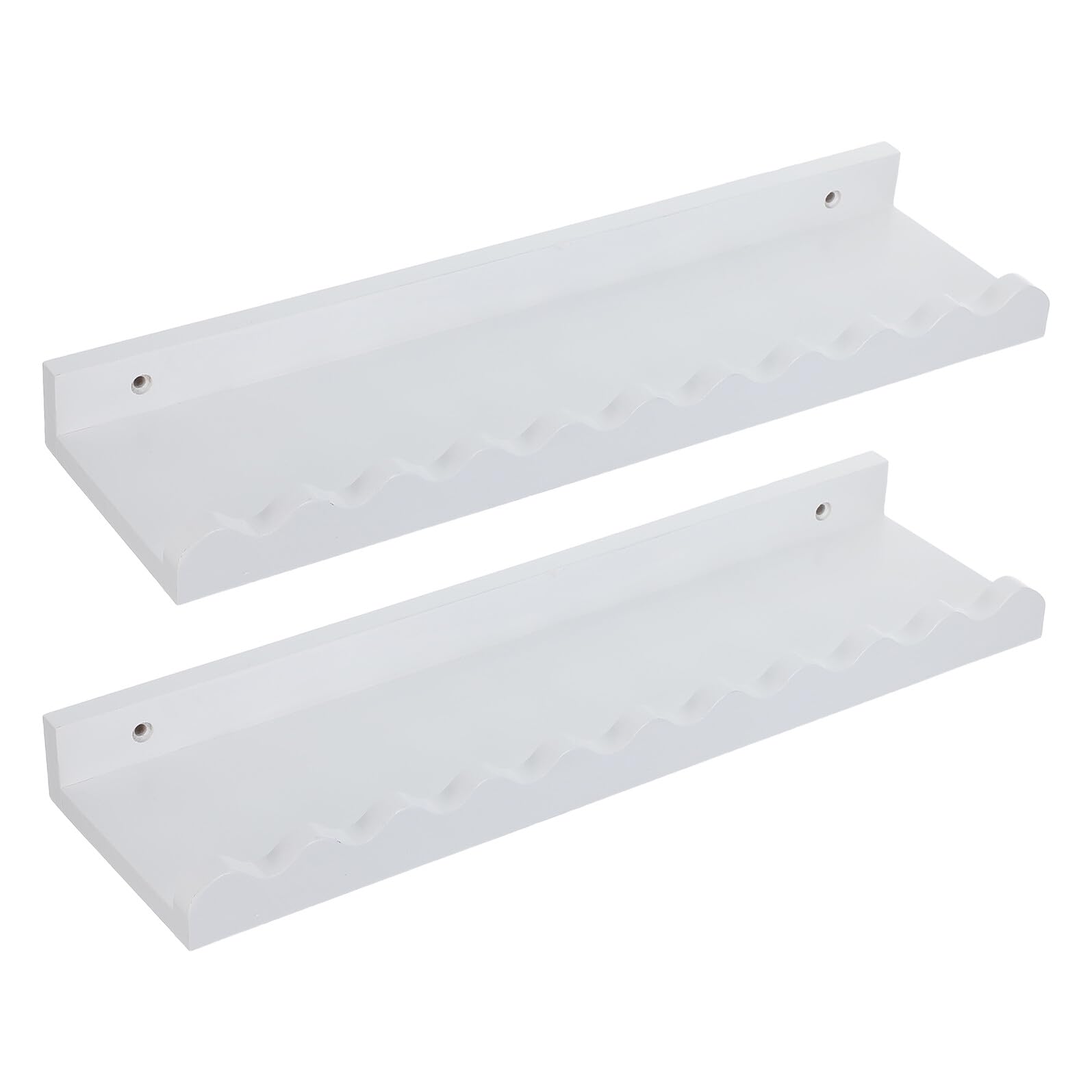 Étagère murale en bois blanc pour décorer la chambre de bébé et ranger les livres de nuit