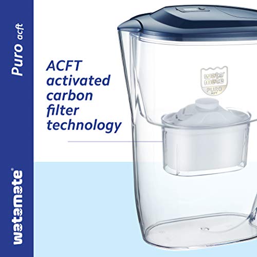 Image of Puro ACFT, 2.6 LTR Activated Carbon Water Filter jug /Pitcher (White)