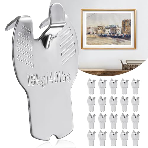 Unlumm �N���[�n���K�[ 20�� �����Ǘp - 40�|���h �ǃt�b�N �G��A���A�G��A�ŏ����̃_���[�W �ȒP���t�� ���ϋv �����ǃn���K�[ ����A�I�t�B�X�A���̑����p