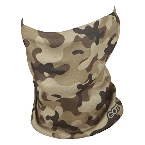 Got Sports Face Gaiter Mask - Camo Neck Gaiter For Men & Women - Sun Protection Dust Mask - Bandana, Scarf - Fishing, Hunting, Hiking (Jigsaw Mud Camo) #TOP9