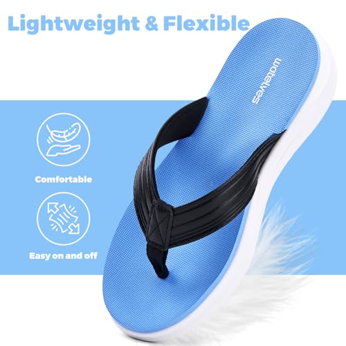 Image of WateLves Girls Flip Flops Non-Slip Casual Thong Sandals Summer Sandal Shoes for Beach Swim Pool (Little Kid /Big Kid)