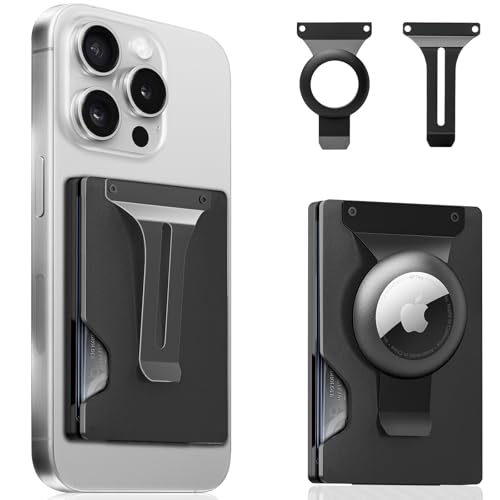 BESSIO (xVI) }OlbggѓdbEHbg Apple MagSafeΉ - AirTagz_[t^J[hz_[ RFIDubN & }l[Nbv }KWZ[tEHbg iPhone 16 15 14 13 12 Pro 