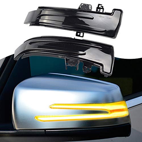 Clignotant gauche et droite à LED pour Mercedes-Benz W176 W246 W212 W204 CLA C117 GLA GLK W221 CLS W218 (jaune)