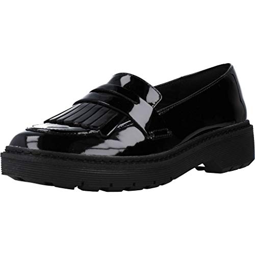 Clarks Mocassino da Donna Witcombe Dawn, Nero, 41