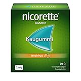 NICORETTE Kaugummi Vorratspackung 2mg freshfruit – Nikotinkaugummi zur Raucherentwöhnung – Fruchtgeschmack –2mg Nikotin – Rauchen aufhören – 2x210 St.