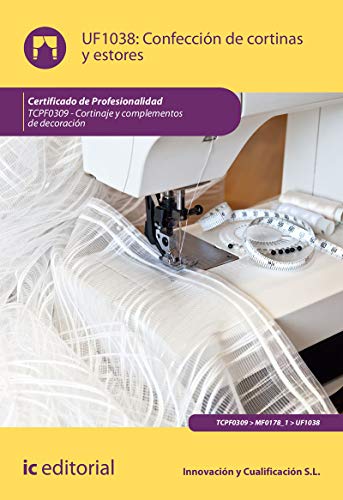 Portada de Confección de cortinas y estores. TCPF0309 - Cortinaje y complementos de decoración