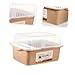 VANZACK 1Pc Plastic Milk Bottle Drying Rack Durable Kitchen Storage Box for Tableware Fits All Major Bottles Easy to Clean for Mothers