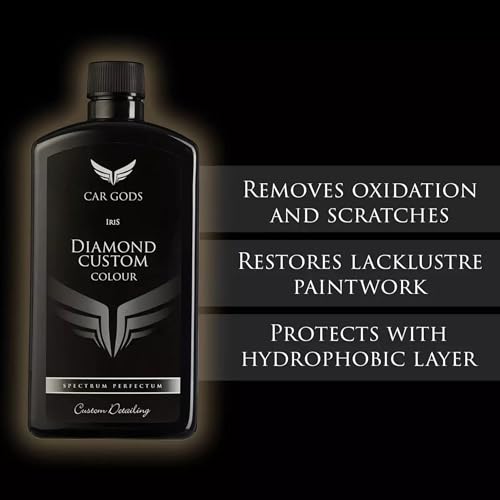 Car Gods GOD710 Iris Custom Color Black 3-In-1 Polish Wax Color Restorer & Scratch Remover thumb #2