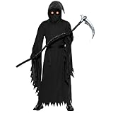 Spooktacular Creations Halloween Men Grim Reaper Costume, Scary Grim Reaper Robe Men for Halloween Dress Up Party Cosplay, Cosplay Role Playing Theme Party (X-Large)