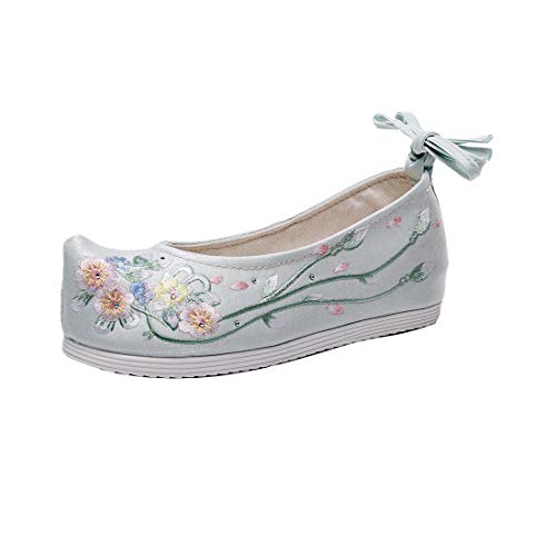 Huicai Retro chinesischer Stil Komfortabel Hanfu Bestickt Schuhe zum Damen Cover