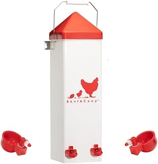 RentACoop 2-Gallon High Rise Waterer with Auto-Fill Cups and Nipples