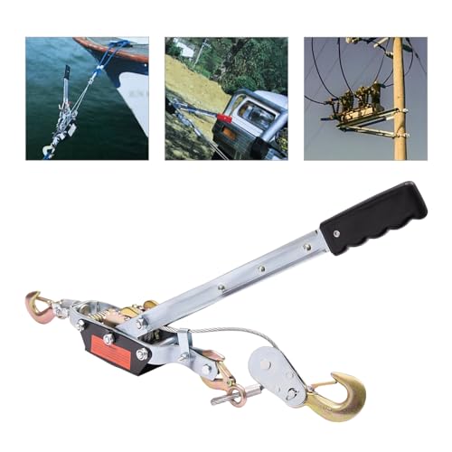 Come Along Winch 11000 lbs/5T Pulling Capacity Rope Puller miniatura 2