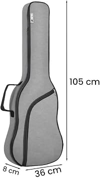 Midex ELC-40PAK Case Elektro Gitar Çantası Gigbag Su Geçirmez Kalın Kılıf (Çanta Askı Capo)