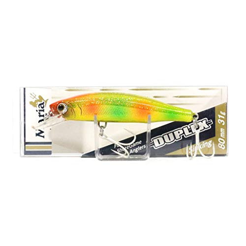 Leurre lourd 31g Maria Duplex 80s 80 mm pour lancers lointains et pêche rapide du tassergal