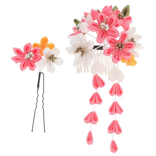 Accessoire japonerie pour femme orné de fleurs délicates