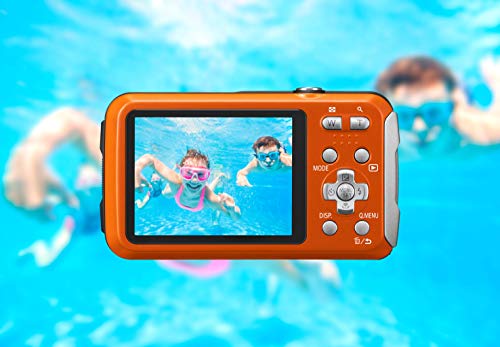 Panasonic Lumix FT30 | Appareil Photo Compact Etanche (Capteur 16MP, Zoom Lumix 4x, Etanche à 8 mètres, gel jusqu’à -10 °C, et chocs, Ecran LCD, Vidéo HD, Stabilisation) Noir – Version Française