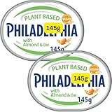 Vegan Almond & Oat Soft Cream Cheese Alternative 145g Philadelphias (2x145g)