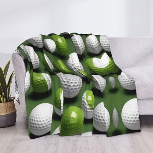 Couverture de lit imprimé balle de golf pour dormir au chaud - 6