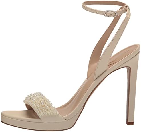 Sam Edelman Women's Jade Heeled Sandal, Modern Ivory Perla, 10 | Image 7