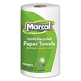 Marcal 6210 Small Steps Premium 100% Recycled Jumbo Paper Towel Roll, 2-Ply, 9