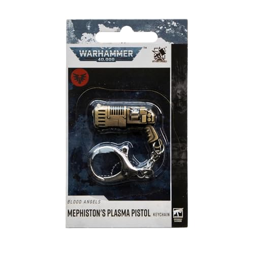 Image of Starforged Warhammer40K Master-Crafted Range Weapon Keychain Keyring Collection Warhammer Gifts Mens Accessories