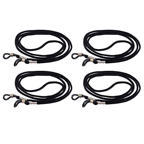 Preisvergleich Produktbild Brillenband mit Kette, rutschfest, für Brillen, 4 Stück