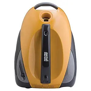 AMERICAN MICRONIC INSTRUMENTS - Imported Vacuum Cleaner with Variable Speed Control, 100% Copper Motor 24 Kpa Suction Ami-Vcc-1400Wdx- 1400 Watts, Yellow and Gray