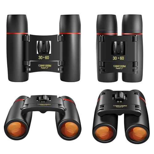 Jumelles compactes portables - Jumelles étanches à grossissement élevé avec vue large | Jumelles de vision nocturne à faible luminosité créative de...