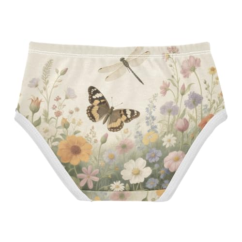 GuoChe Hipster Panties Moisture-Wicking Panties Breathable Toddler Underwear for Girls in Sizes 2T,3T, 4T, 5T, 6Y and 8Y2