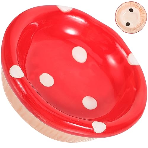 VICASKY Hamster Ceramic Food Bowl Dish for Hamsters Gerbils Chinchillas Smooth Easy to Clean Spills for Pets and Cage Accessories