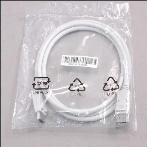 Amazon.co.jp: ディスプレイポートケーブル 1.8m ホワイト DisplayPort