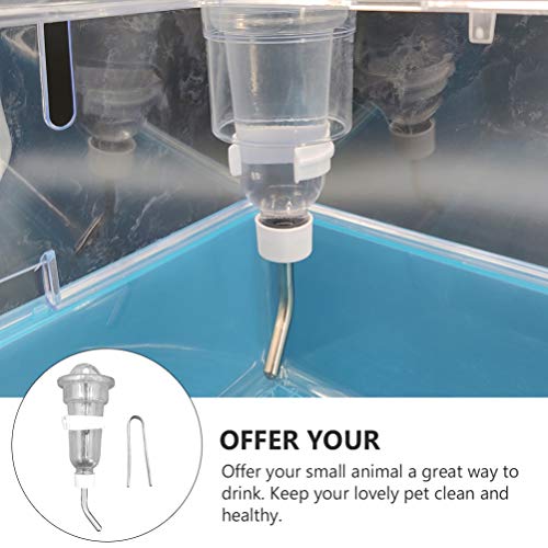 POPETPOP 1 Conjunto de Hamster Pendurado Garrafa de Água Chaleira Alimentador Automático de Água Aut
