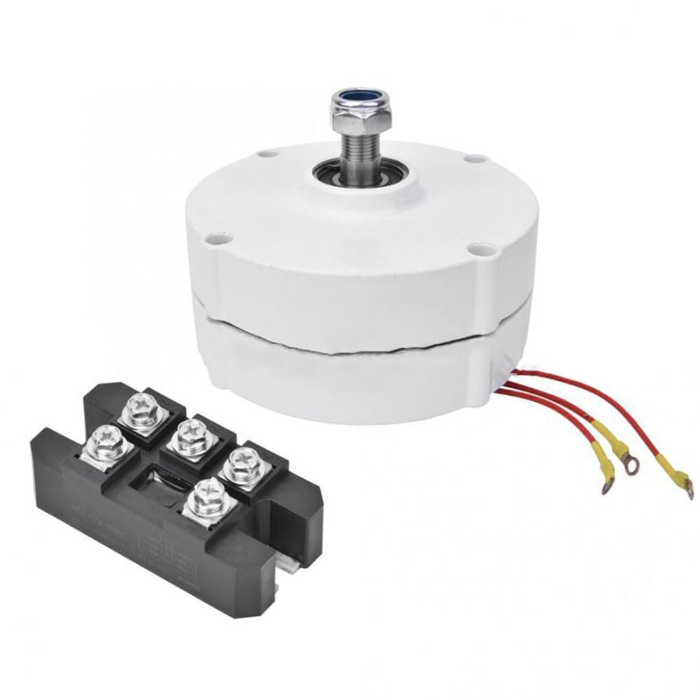 200W 3 Fase Vento per Acqua Turbina Generatore 12V 24V 48V Basso RPM Magnete Permanente Alternatore Alta Efficienza con Raddrizzatore Kit