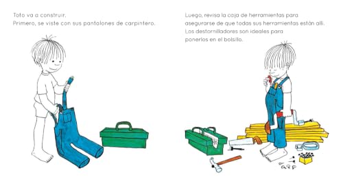 Toto construye [Spanish] 8419208027 Book Cover
