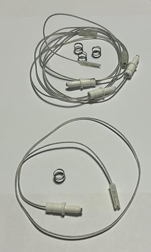 KIT 4 CANDELETTE COMPATIBILI Per Piano Cottura ILVE NARDI STAR SMEG (Diverse Marche) cavo 50 cm COD.E0055 MISURE: (lunghezza totale, 3cm da cima a base) COMPLETE DI MOLLETTE. .I prodotti in vendita in questa inserzione non sono originali Il marchio d’impresa viene citato, e lecitamente utilizzato ai sensi del R.D. 21 giugno 1942 nr. 929 Art. 1-bis per indicarne l’uso e la destinazione del prodotto in vendita ed appartengono ai legittimi proprietari