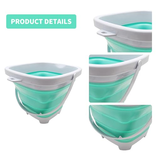 Seau de plage pliable compact pour éviter l'encombrement des jouets de sable - 3