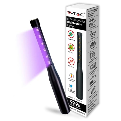 V-TAC VT-3214 Lampada portatile antibatterica germicida UV raggi ultravioletti...