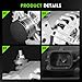 WAGSON 11648N New Alternator Replacement for L4 2.5L Nissan Rogue 2014-2018, 12V 120A 6-Groove Clutch Pulley Clockwise, 23100-4BA0A, 23100-4BA0B, TG12C152